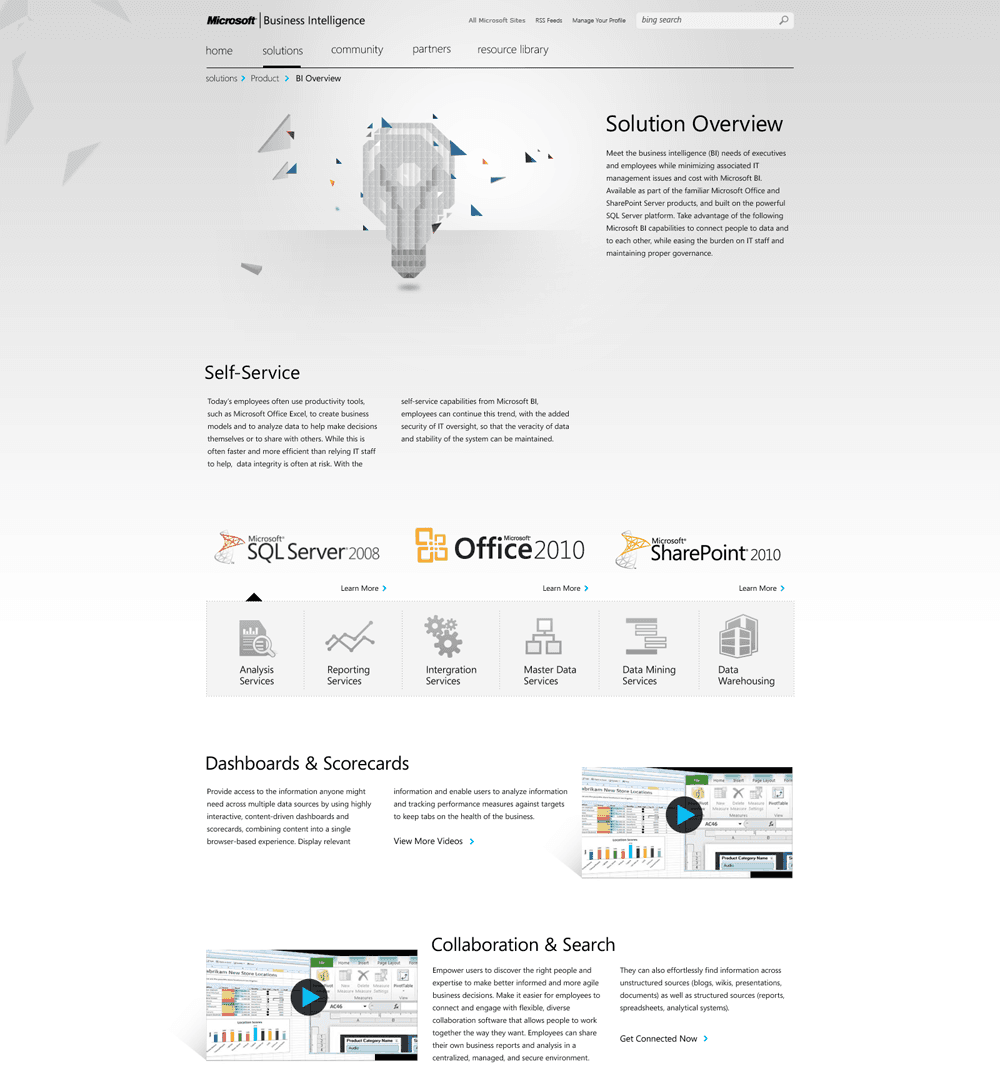 Microsoft BI — frame 6