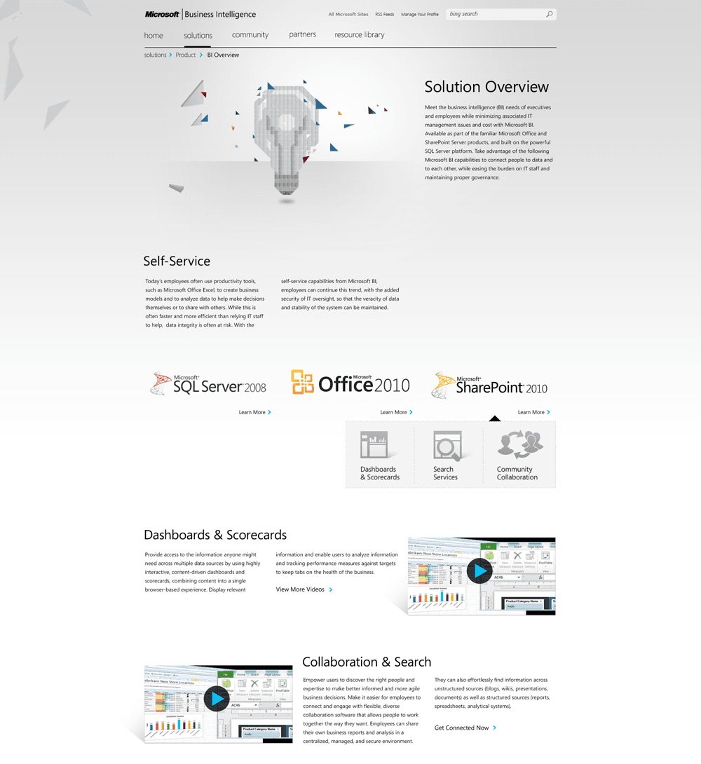 Microsoft BI — frame 10