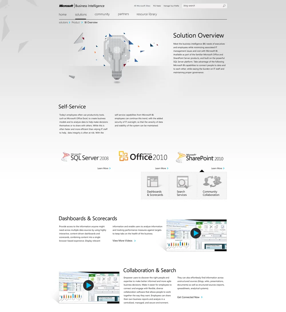 Microsoft BI — frame 11