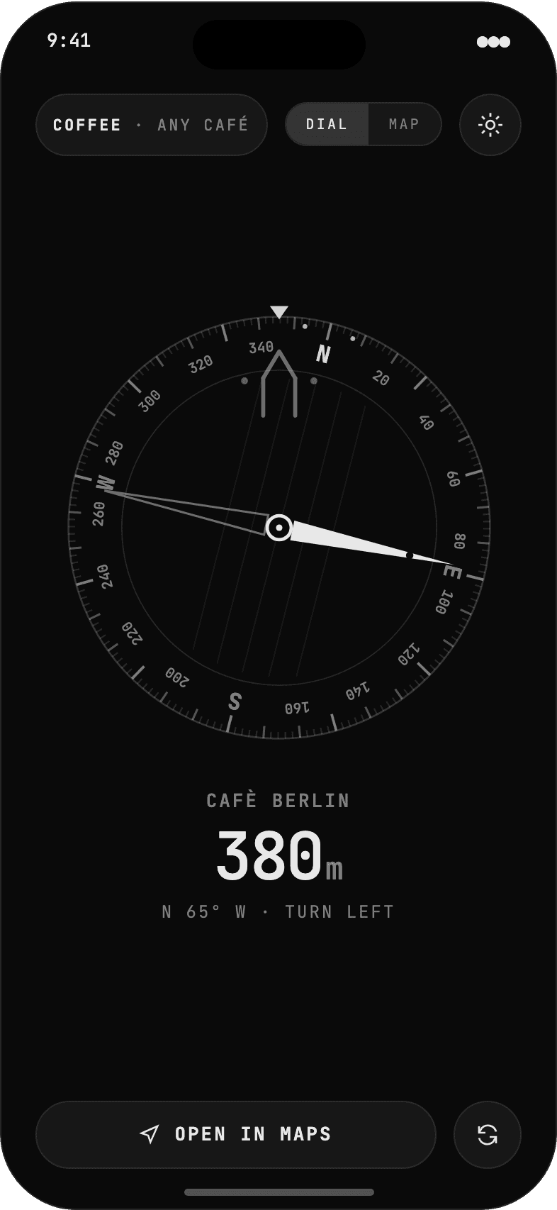Afoot Locked screen