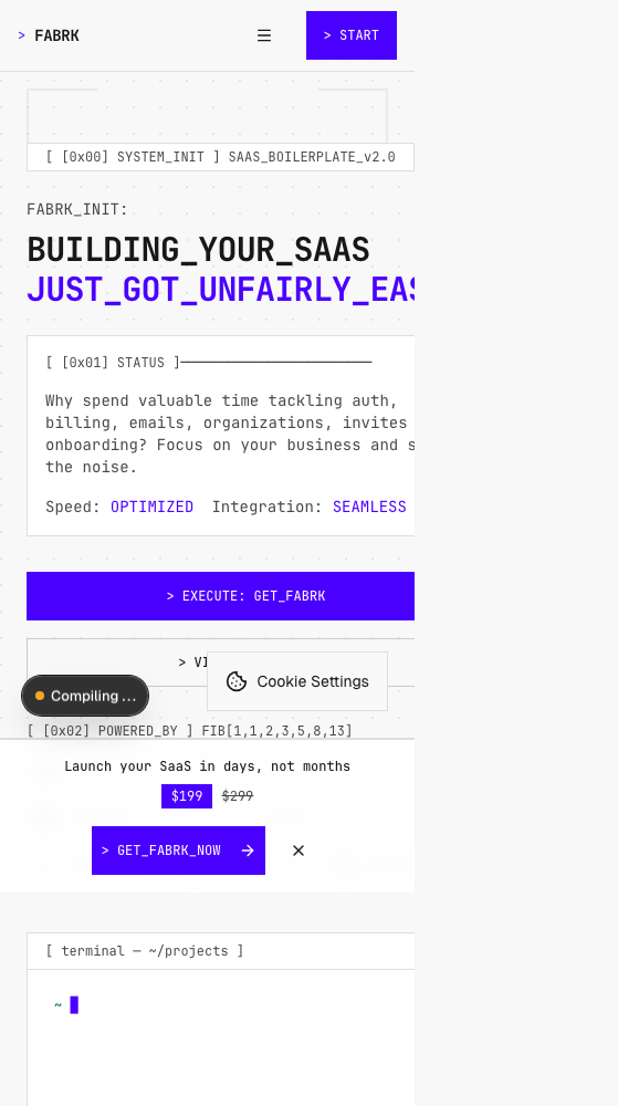 Mobile layout