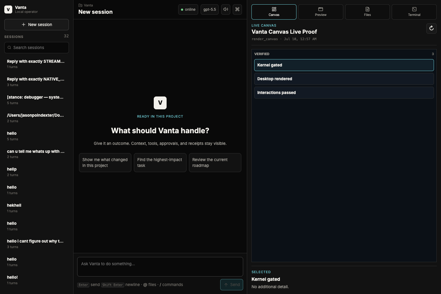The finished desktop work surface, shown only after the sitemap, task flows, screen map, and low-fidelity wireframes.