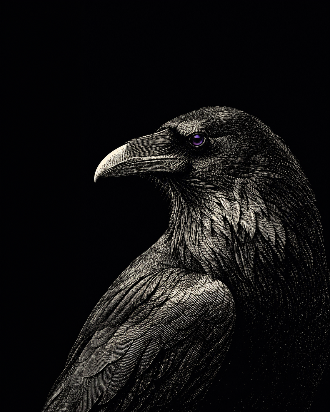 The raven operator, the brand mark for a local AI operator