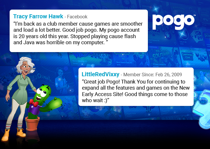 Player feedback about the redesigned Pogo experience