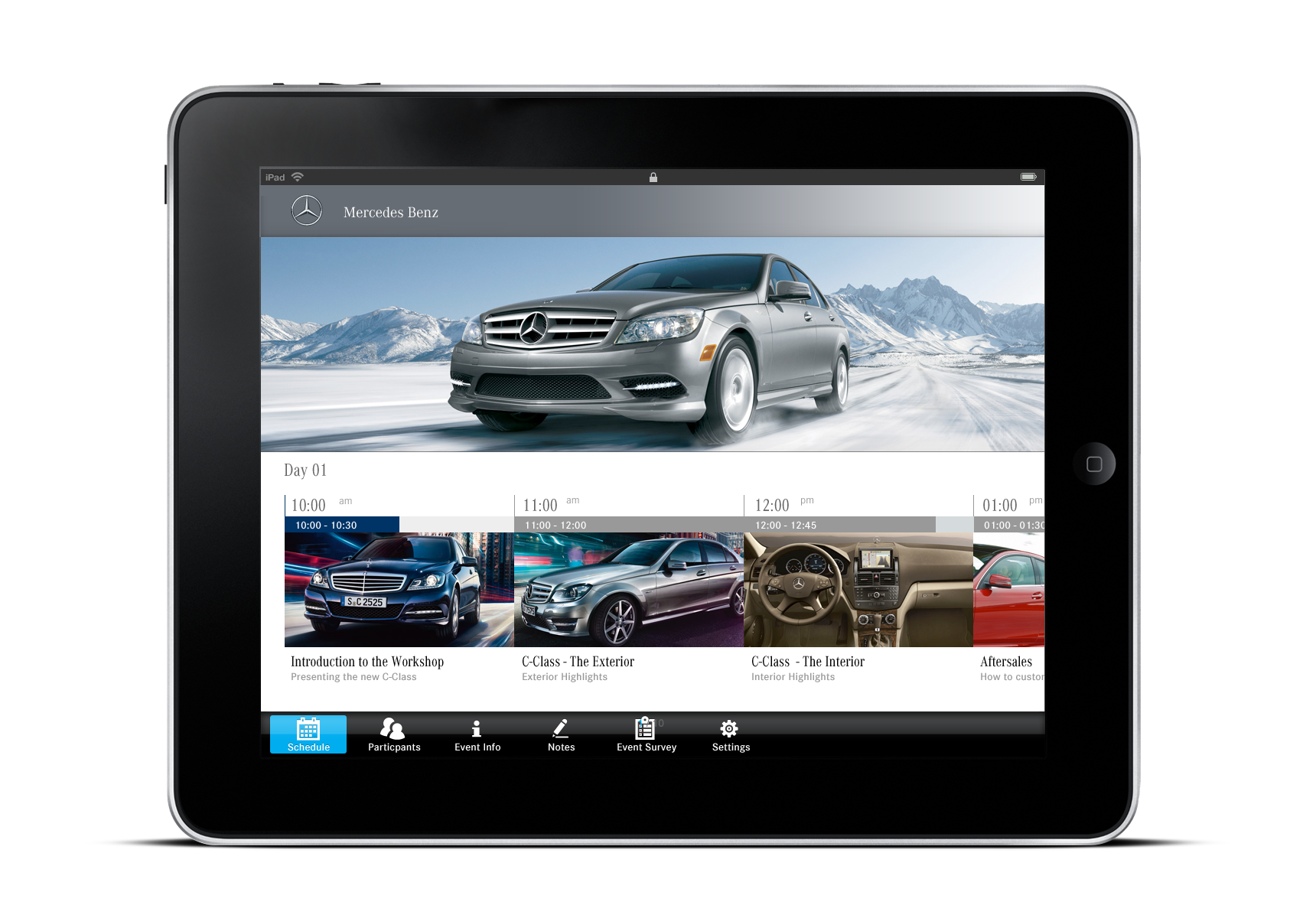 Mercedes-Benz — Event manager tool