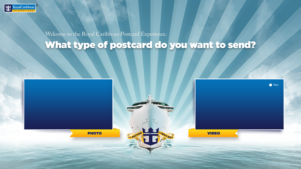 Royal Caribbean — Postcard from the ship